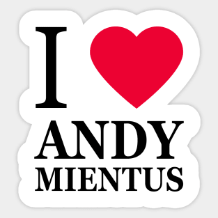 I love Andy Mientus Sticker